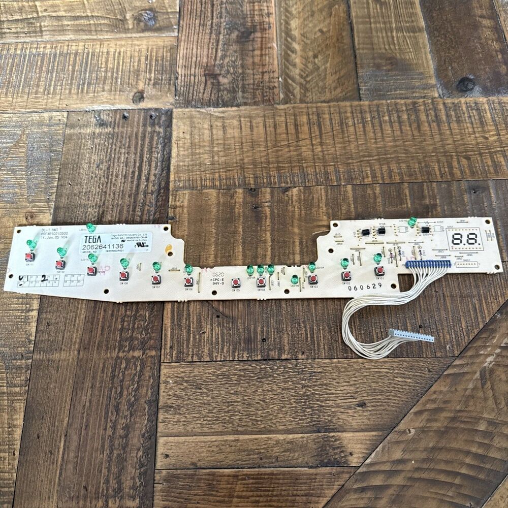 GE Dishwasher Control Board 165D7803P001 DWD01XP001CN-AA OEM Untested